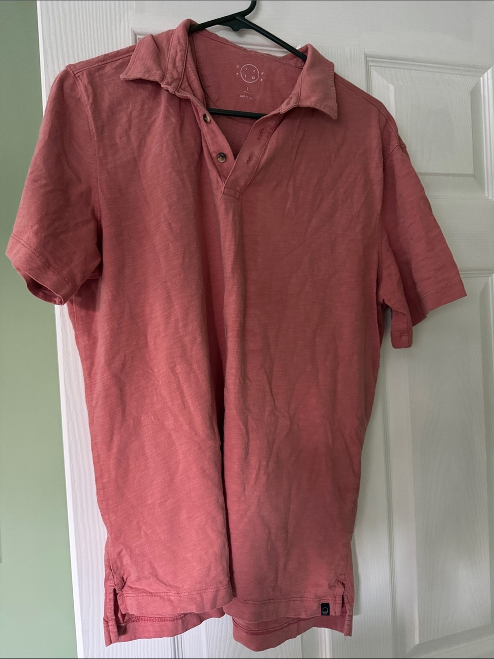 Classic Men's Polo in Dusty Rose